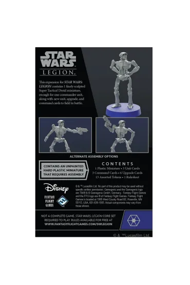 Star Wars Legion. Super Tactical Droid Commander Fantasy Flight Games, Atomic Mass Games