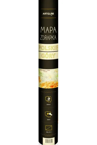 Mapa zdrapka Polskie G�ry 1:700 000