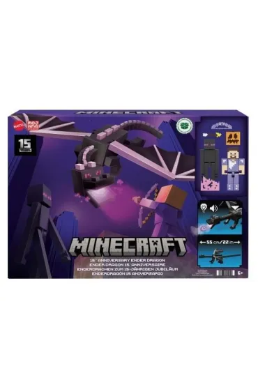 Minecraft Smok Kresu 15 rocznica Zestaw figurek