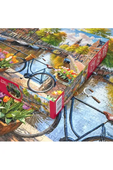 Puzzle 1000 el. Amsterdam Tulips CherryPazzi