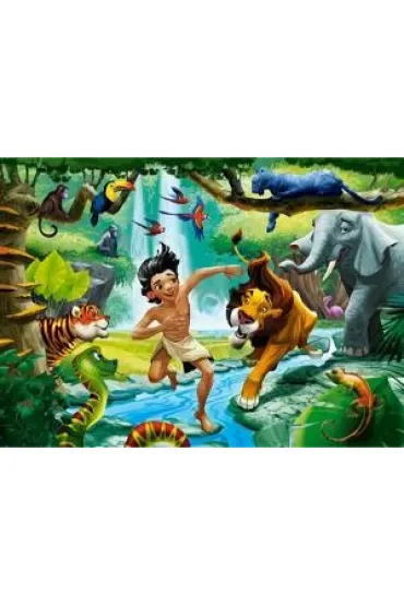 Puzzle 120 el. Ksi�ga d�ungli Castorland