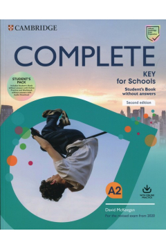 Complete Key for Schools A2. Student's Pack. Student's Book without answers with Online Practice AND Workbook without answers with Audio