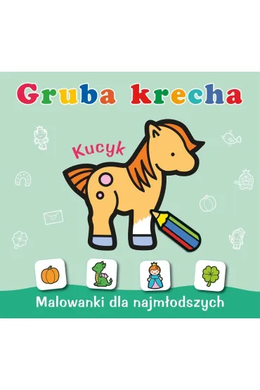 Malowanka 200X190  Gruba krecha. Kucyk NAKLEJKI SKRZAT 072105