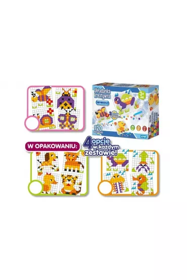 Puzzle PROMO Ukadanka kreatywna 120el E-Edu 3 wzory 168499 Artyk
