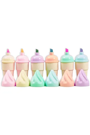 KIDS EUROSWAN Zestaw marker�w w kszta�cie loda Sweet Dreams 6 szt.