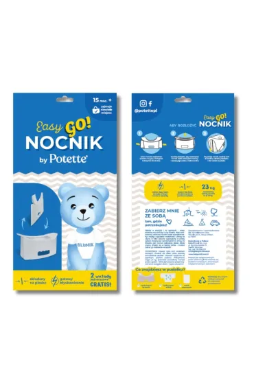 Potette Nocnik turystyczny sk�adany EasyGo, jasnoszary