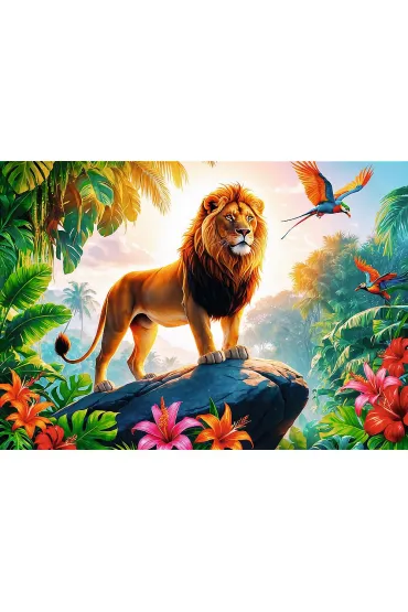 Puzzle 200 el. Kr�l d�ungli Trefl