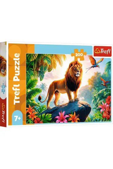 Puzzle 200 el. Kr�l d�ungli Trefl