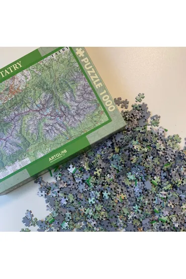 Puzzle 1000 el. Tatry mapa turystyczna 1:50 000 ArtGlob