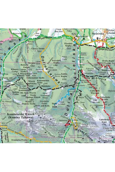 Puzzle 1000 el. Tatry mapa turystyczna 1:50 000 ArtGlob