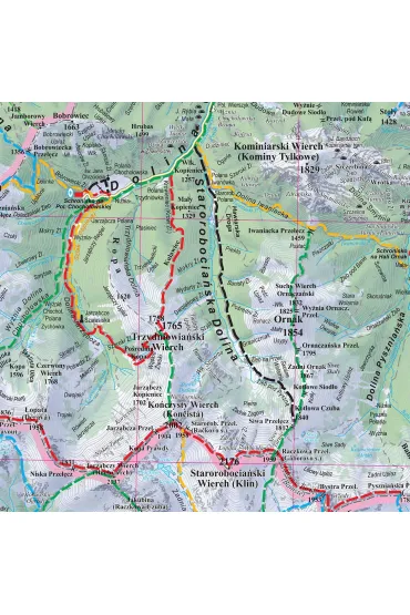 Puzzle 1000 el. Tatry mapa turystyczna 1:50 000 ArtGlob