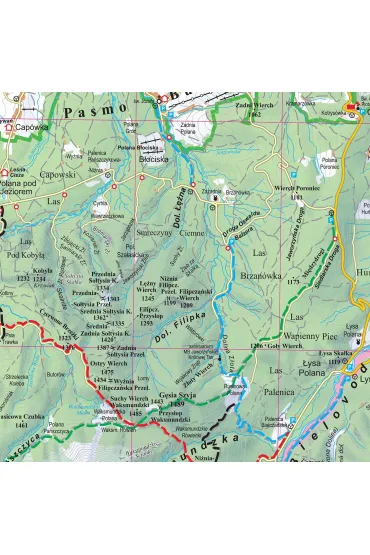 Puzzle 1000 el. Tatry mapa turystyczna 1:50 000 ArtGlob