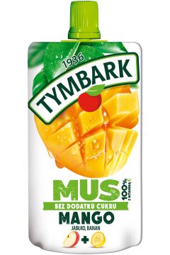 Tymbark Mus 100% mango jabko banan 120 g