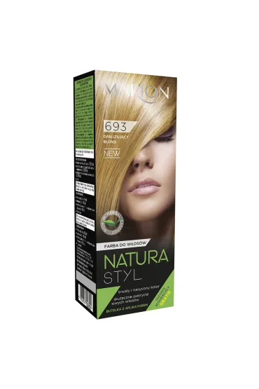 Marion Natura Styl Color farba do w�os�w 693 Opalizuj�cy Blond 80ml + od�ywka 90 ml