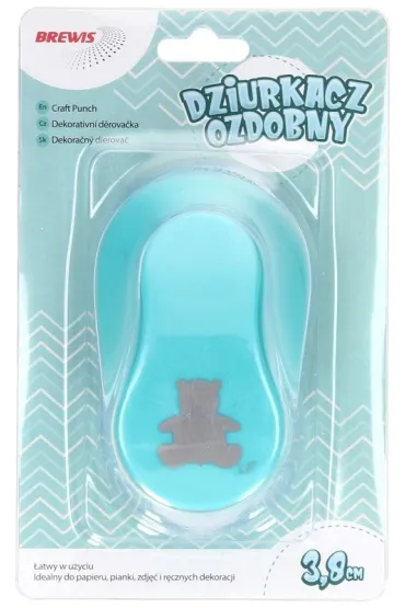 Brewis Dziurkacz ozdobny - Mi� 3,8cm MIX