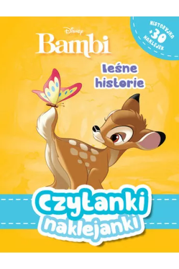 Czytanki naklejanki. Disney Bambi. Le�ne historie