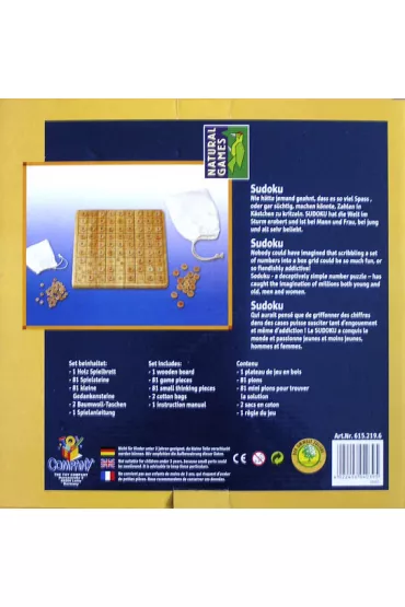 Sudoku drewniane Deluxe NG