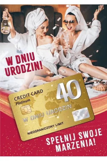 Armin Style Karnet Urodziny 40