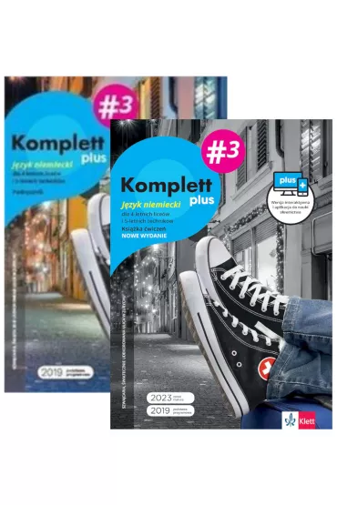 Pakiet Komplett plus 3. Podr�cznik oraz ksi��ka �wicze� dla 4-letnich lice�w i 5-letnich technik�w