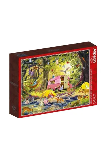 Puzzle 1000 el. Wr�kowy camping z przyjaci�mi Alipson
