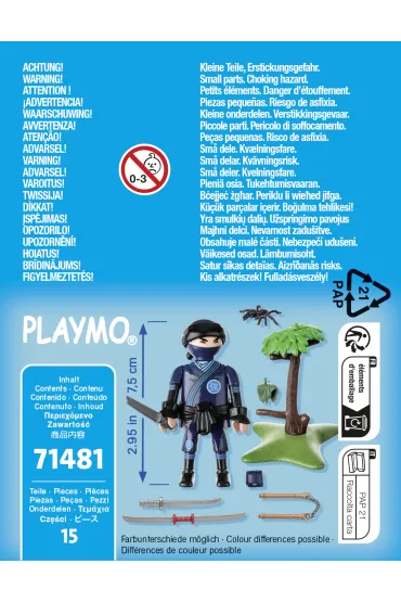 Ninja z uzbrojeniem 71481 Playmobil