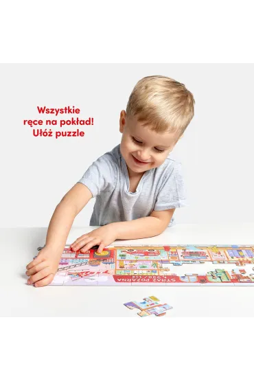 Puzzle CzuCzu 40 el. Tak dzia�a Stra� po�arna Bright Junior Media