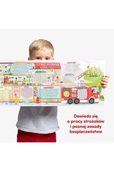 Puzzle CzuCzu 40 el. Tak dzia�a Stra� po�arna Bright Junior Media