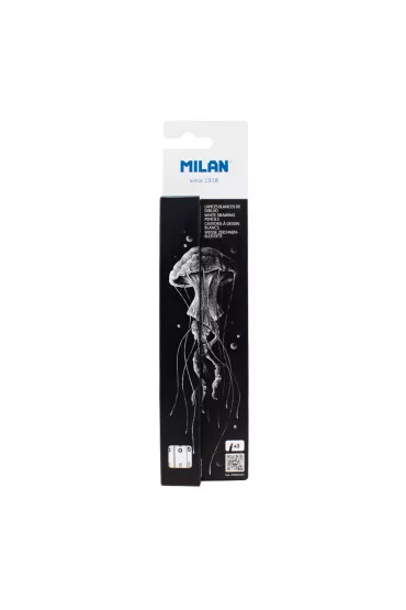 Milan O��wek bia�y w�giel z grubym grafitem 3 szt.