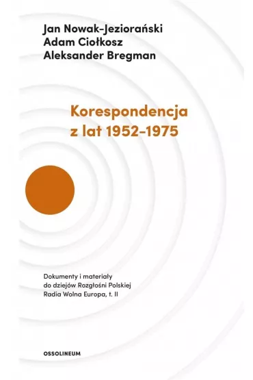 Korespondencja z lat 1952&ndash;1975 - Aleksander Bregman, Jan Nowak-Jeziora�ski, Adam Cio�kosz