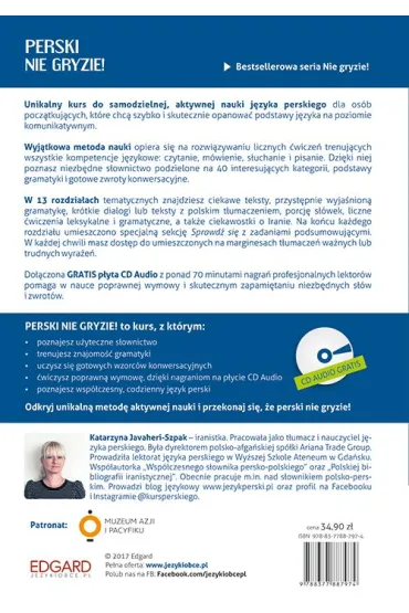 EDGARD. Perski nie gryzie! + CD - Katarzyna Javaheri-Szpak