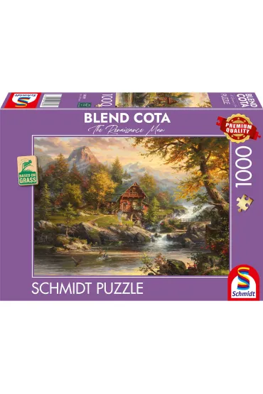 Puzzle 1000 Blend Cota Dom na lato Schmidt