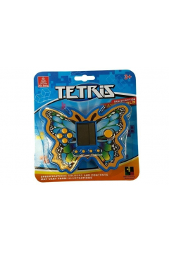 Gra elektroniczna Tetris motyl niebieski Leantoys