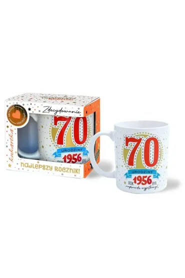 Kukartka Kubek Premium Urodziny 70