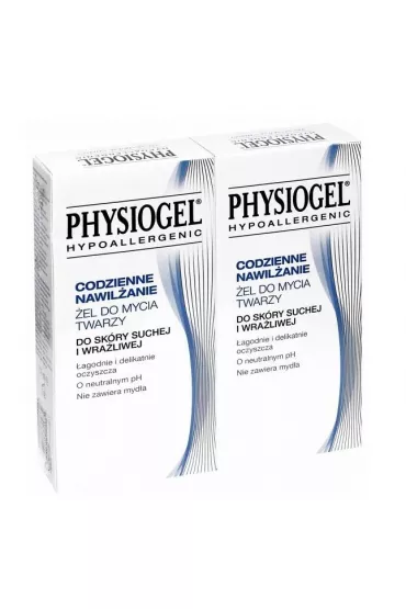 Physiogel Codzienne Nawil�enie �el do mycia twarzy do sk�ry suchej i wra�liwej 2 x 150 ml