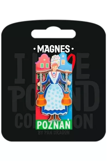 Pan Dragon Magnes I love Poland Pozna ILP-MAG-C-POZ-04