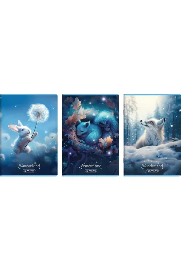 Zeszyt Herlitz Wonderland A4/32k linia podw�jna kolorowa, 1 szt