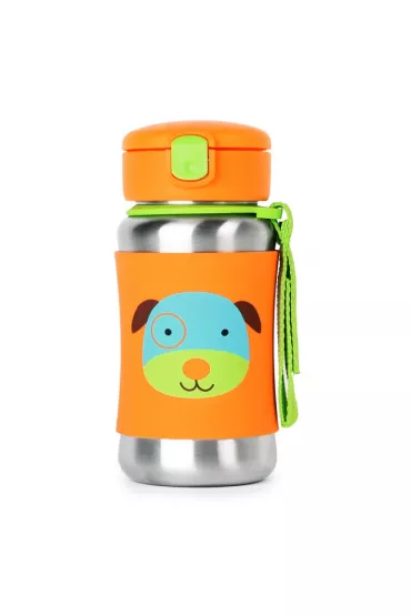 Skip Hop Stalowy bidon Zoo Pies