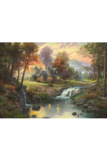 Puzzle 1000 el. G�rskie zacisze Schmidt - Thomas  Kinkade