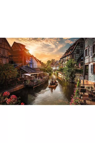 Puzzle 1000 el. Ma�a Wenecja w Colmar, Francja Trefl