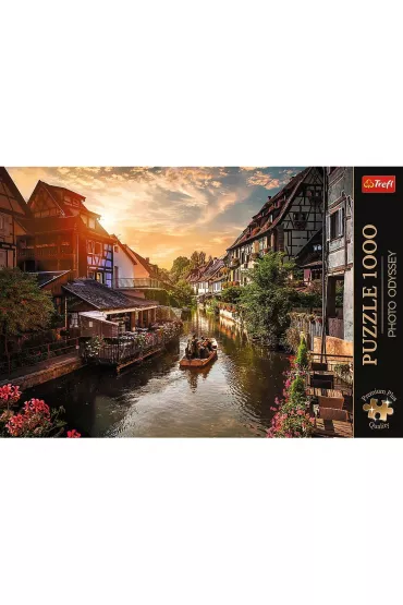 Puzzle 1000 el. Ma�a Wenecja w Colmar, Francja Trefl