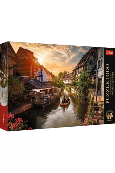 Puzzle 1000 el. Ma�a Wenecja w Colmar, Francja Trefl