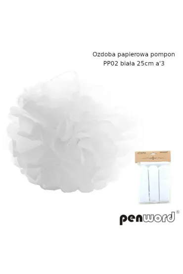 Penword Ozdoba papierowa pompon 25cm