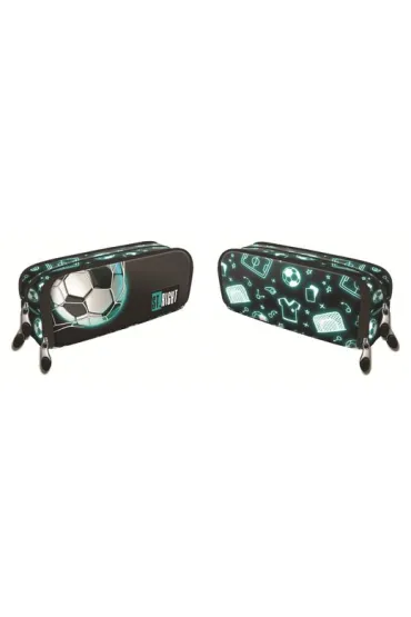 St. Majewski Pi�rnik saszetka trzykomorowa Neon Football