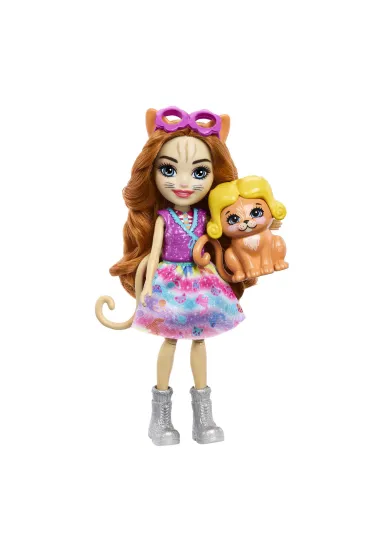 Enchantimals. Mobilne studio mody Zestaw + lalka Kotek HPB34 Mattel