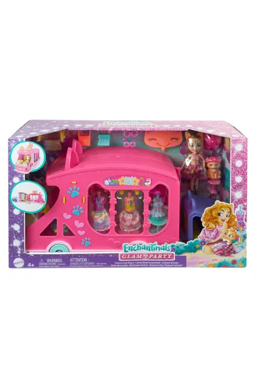 Enchantimals. Mobilne studio mody Zestaw + lalka Kotek HPB34 Mattel