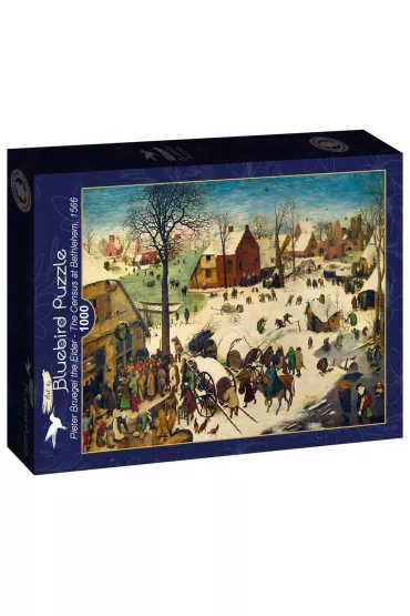 Puzzle 1000 el. Spis ludno�ci w Betlejem Brueghel 1566 Bluebird Puzzle