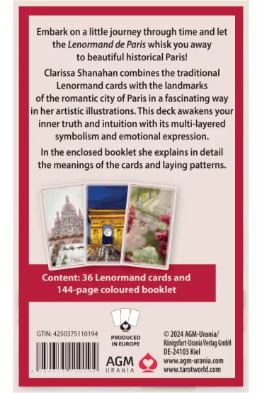 Lenormand de Paris, karty - Clarissa  Shanahan