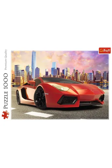 Puzzle 1000 el. Przeja�d�ka o zachodzie s�o�ca Trefl