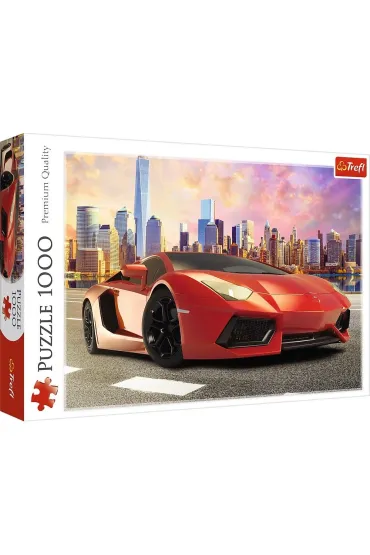 Puzzle 1000 el. Przeja�d�ka o zachodzie s�o�ca Trefl