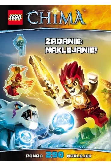 LEGO Chima. Zadanie: naklejanie. 290 naklejek